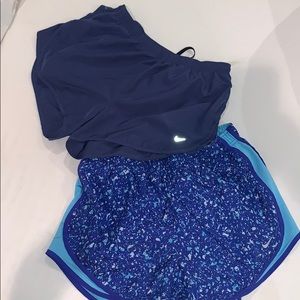 2 for 1 sale! 2 Large women’s Nike running shorts